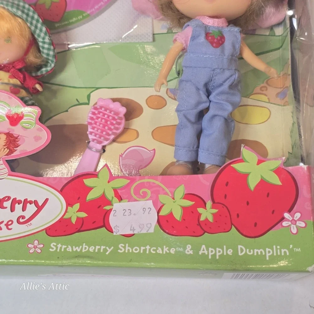 Strawberry Shortcake Berry Sweet Sisters DVD Apple Dumpling Vintage Toy Doll New
